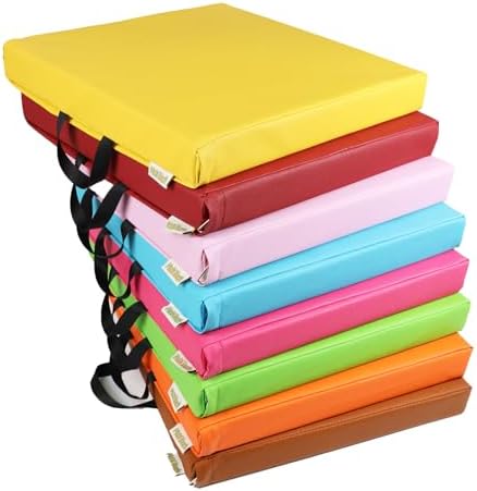 8 PCS 16 Inch Square Floor Cushions with Handle 1
