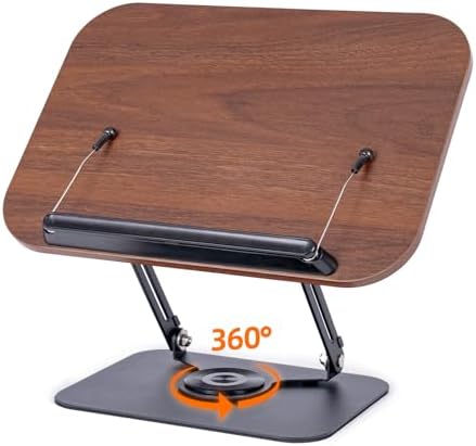BYMECOST Adjustable Book Stand with 360 Rotation