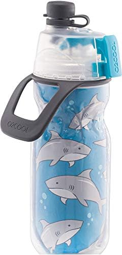 O2COOL Mist N Sip Water Bottle 12 oz 2-in-1