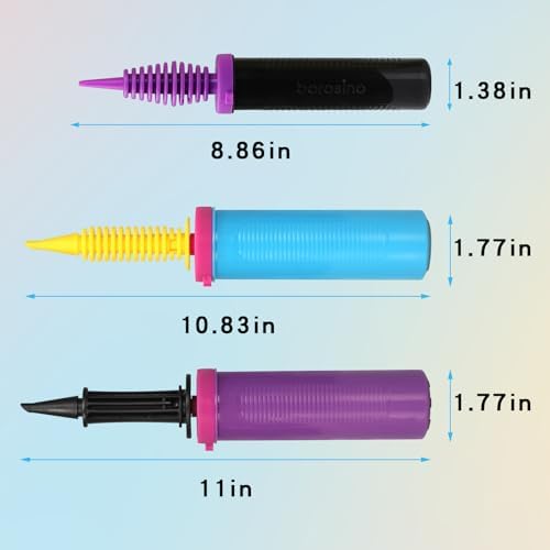 Balloon Pump 3-Pack for Inflating Magic Foil Balloons