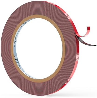 HPP Mounting Tape 025in x 16ft Heavy Duty Black Double Sided