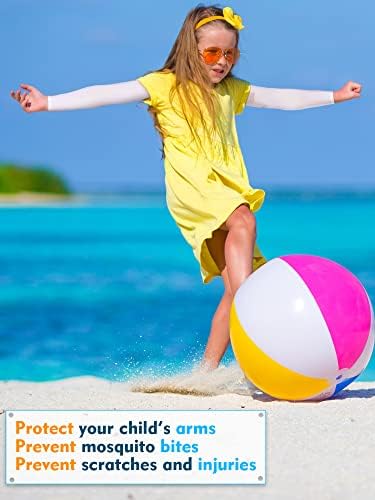 Newcotte 12 Pair Arm Sleeves for Kids