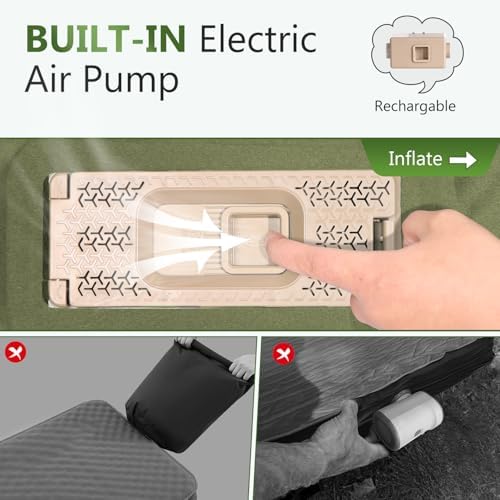 AKUDY Self-Inflating Sleeping Pad with Electric Pump