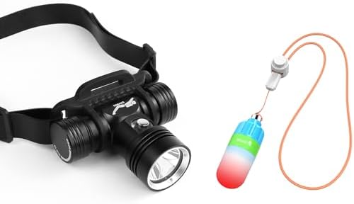 WINDFIRE Dive Light Headlamp 3 Modes with Power Indicator 1