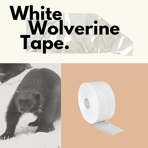 Wolverine 41 White Kraft Paper Packing Tape 10-Pack