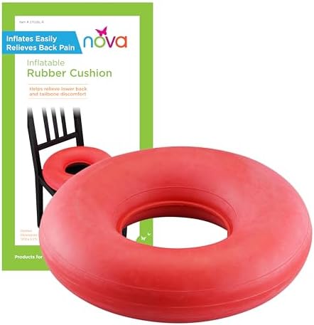 NOVA Inflatable Donut Cushion Red 18 Inch