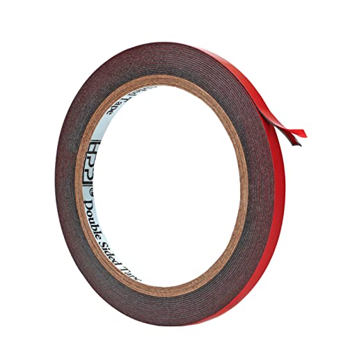 HPP Heavy Duty Mounting Tape 025inch x 16ft Double Sided Black Tape