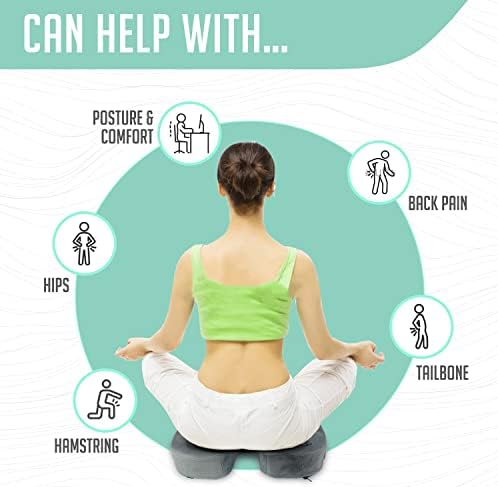 Premium Foldable Seat Cushion for Sciatica Lower Back Pain Relief