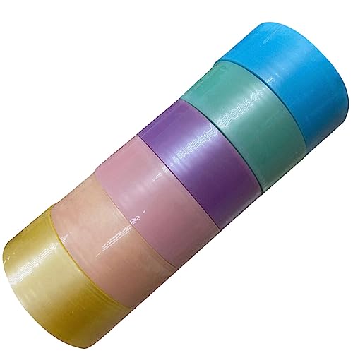 NUOBESTY 6 Rolls Pearlescent Sticky Ball Tape