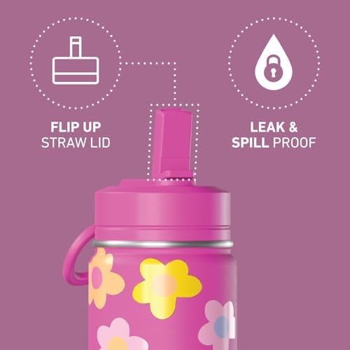 Hydrapeak Mini 14oz Fun Daisy Water Bottle