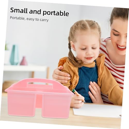 3 Compartment Plastic Storage Basket with Handle
