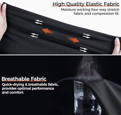 COOLOMG Compression Arm Sleeves for Football Volleyball Baseball