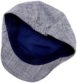 YOFARCHOY Linen Flat Cap for Men