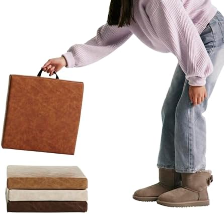 Factory Direct Partners Rustic Kid Floor Cushions 4-Pack