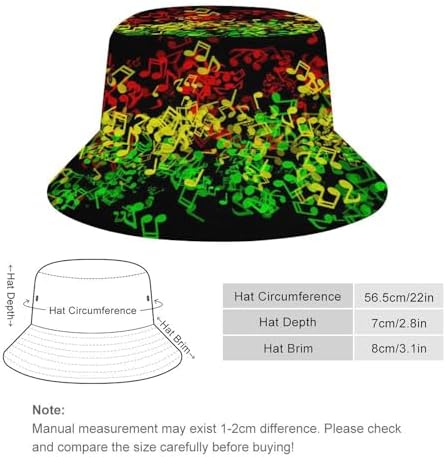 Unisex Fisherman Cap Lightweight Sun Protection Bucket Hat for Beach and Fishing