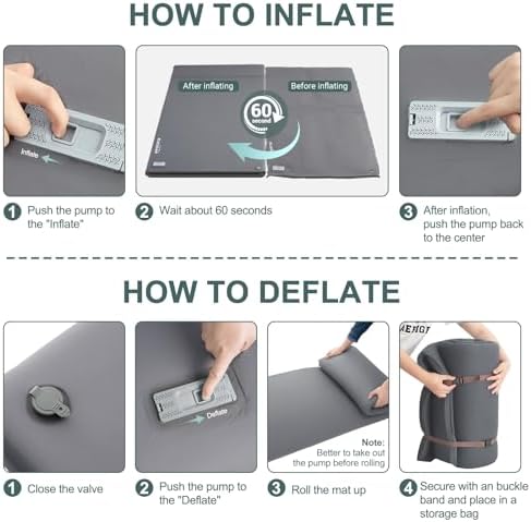 Elegear Self-Inflating Sleeping Pad with Electric Pump