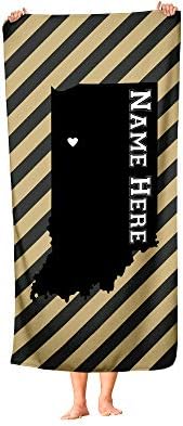 West Lafayette Indiana Custom Towel for Sports Fans