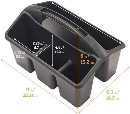 ECR4Kids 4-Compartment Storage Caddy Set 6-Pack