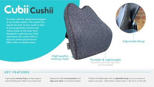 Cubii Cushii Back Support Cushion Universal Fit