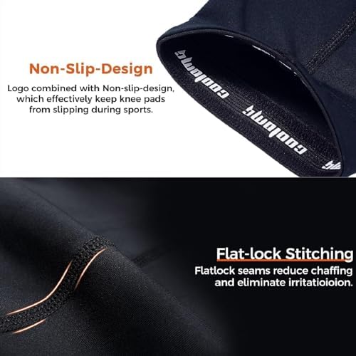COOLOMG Compression Arm Sleeves for Football Volleyball Baseball