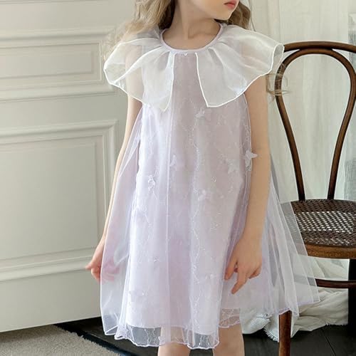 Beessbest 3D Butterfly Tulle Dress for Baby Girls