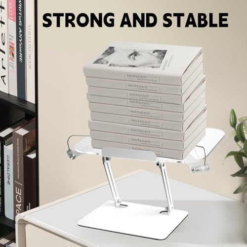 VECOFO Acrylic Book Stand - Reading Cookbook Holder
