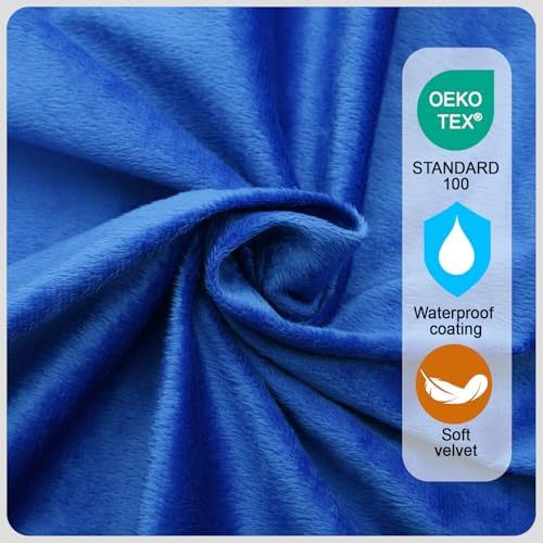 Lxotvae Memory Foam Camping Mattress Pad with Waterproof and Non-Slip Bottom