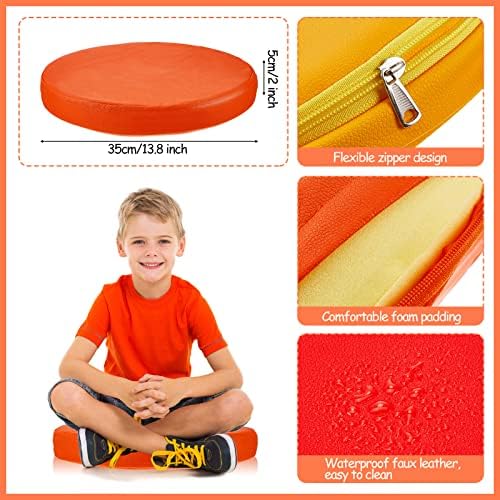 Juexica 8 Pcs Extra Thick Floor Cushions for Kids