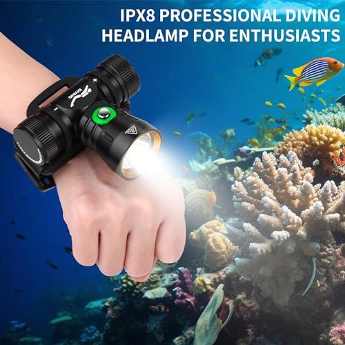 WINDFIRE Waterproof Diving Headlamp Flashlight 1