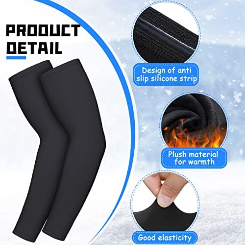 Geyoga 2 Pairs Thermal Arm Warmer for Kids