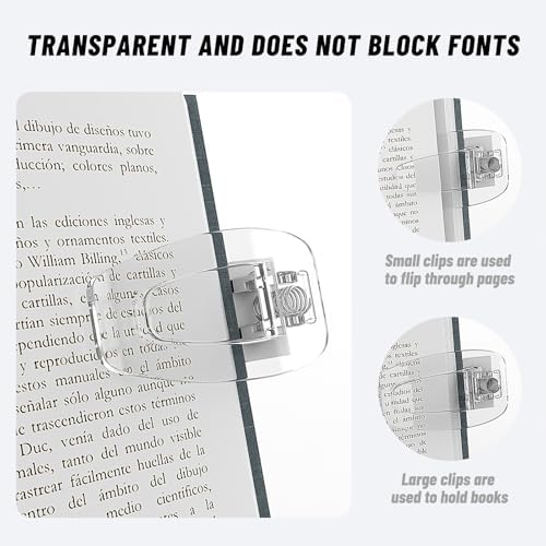 Adjustable Book Stand with Page Clips for Textbook and Tablet 1