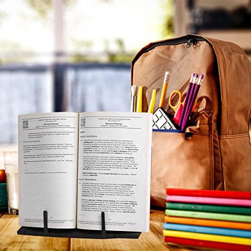 Barelove Foldable Book Stand with 7 Positions and Page Clip