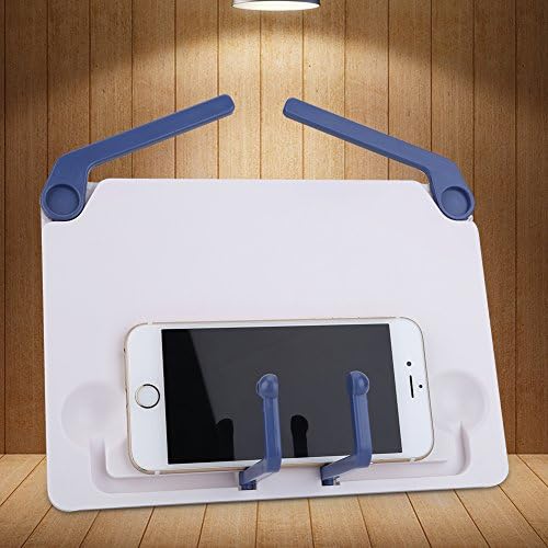 Zerone Book Stand Holder with 4 Adjustable Paper Clips