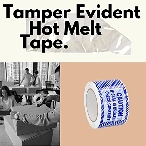 Tamper Evident Packing Tape 3 Inch x 110 Yards 1728 Pack