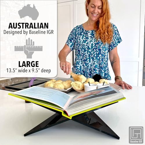 Baseline IGR Large Acrylic Book Stand - 125 x 95 x 55