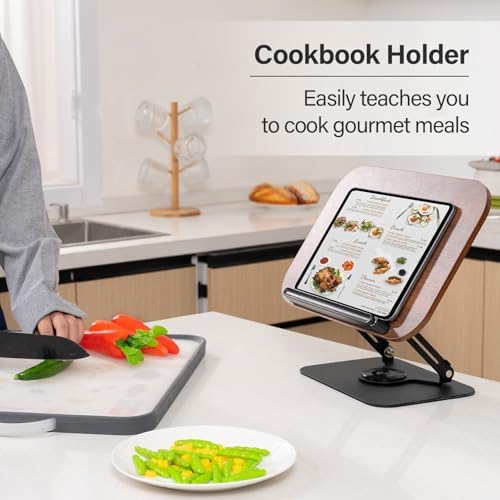 BYMECOST Adjustable Book Stand with 360 Rotation