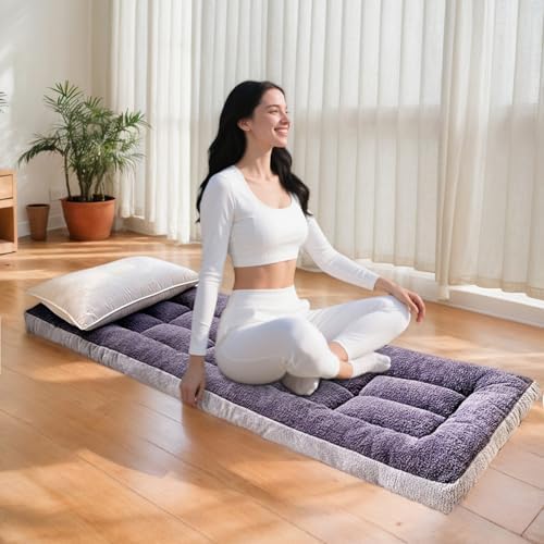 Flantree Thick Camping Sleeping Pad with Lamb Fluff