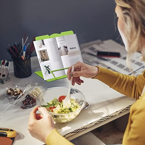 Honagu Adjustable Book Stand with Tablet Support Green