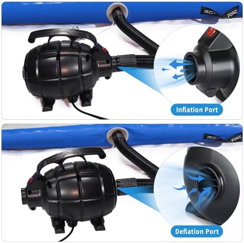 ROMELANDS Electric Air Pump with 4 Nozzles for Inflatables 1