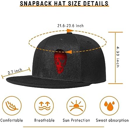 Tijeyi Chef Hat Flat Bill Adjustable Snapback