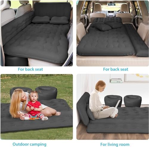 ISWEES Car Air Mattress with Electric Pump and Storage