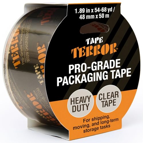Tape Terror Clear Packing Tape 48mm x 50m 1 Roll