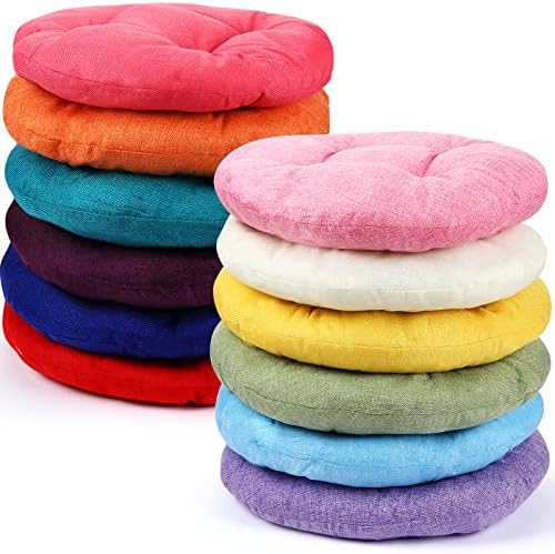 Geelin Round Floor Seat Cushions 12 Pcs for Kids and Students