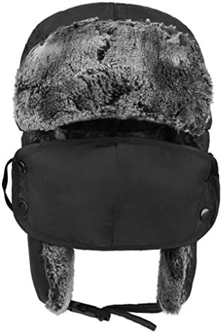 MioCloth Kids Winter Trapper Hat with Ear Flaps and Faux Fur