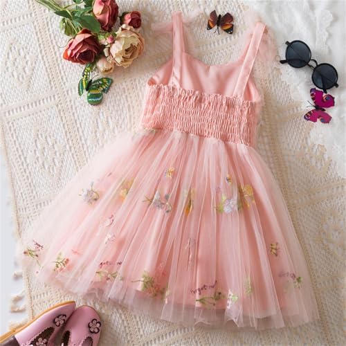 Beessbest Toddler Flower Girl Dress with Tulle Embroidery 1