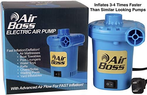 Fast Fill Air Pump with 3 Nozzles for Inflatables