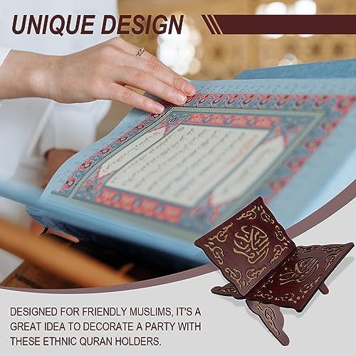 LNQ LUNIQI Foldable Wooden Book Stand 1