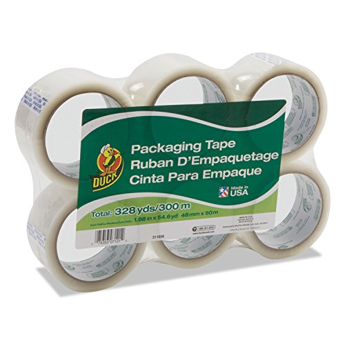 Duck Brand Standard Packing Tape Refill 6 Rolls