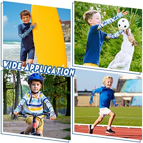 Mepase 10 Pairs UV Protection Arm Sleeves for Kids 1
