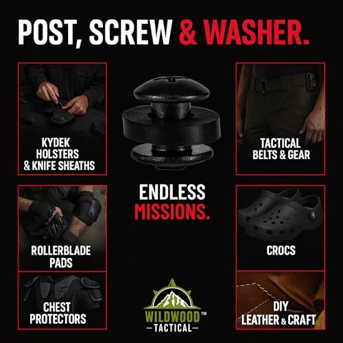 Wildwood Tactical Black Chicago Screws 12 Sets 1
